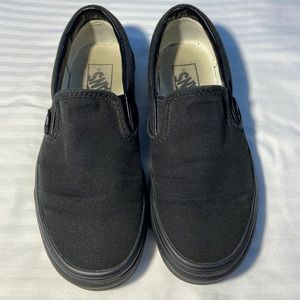 Black Slip-on Vans (Unisex)